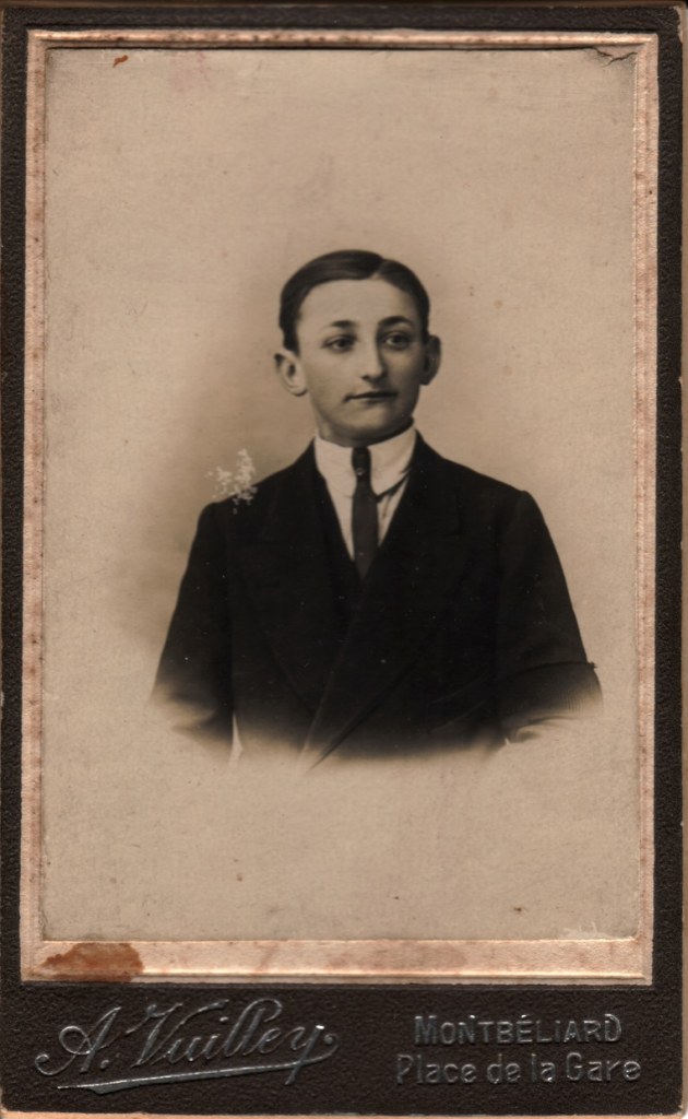 Photographie de Fernand Vuilley par Alfred Vuilley