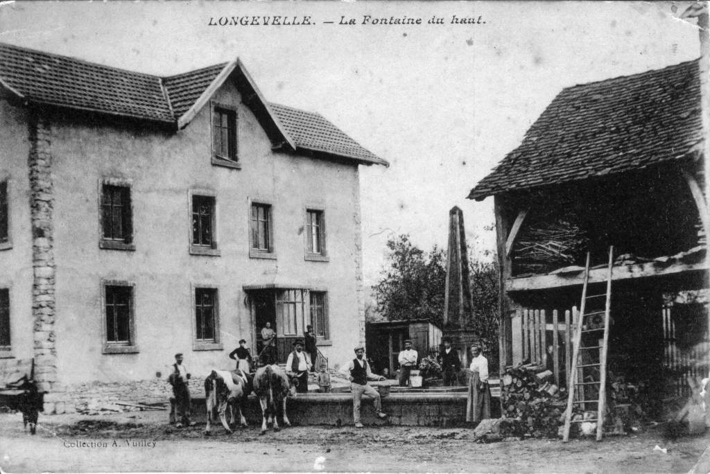 LONGEVELLE. ― La fontaine du haut, Collection A. Vuilley