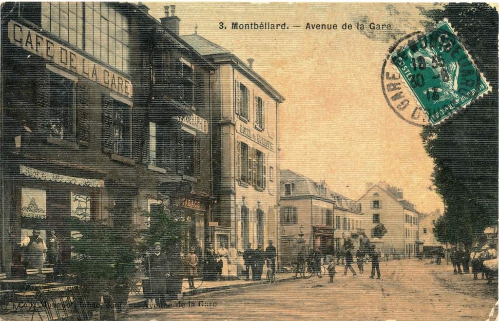 Montbéliard. Avenue de la Gare