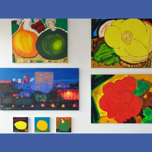 Accrochage 62e salon Art Formes Couleurs