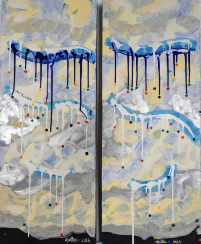 CIEL D’ORAGE, PLUIE ET GOUTTES D’EAU (Diptyque)