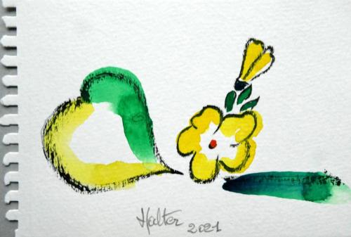 COEUR DE LISERON ET FLEUR DE PETUNIA 2