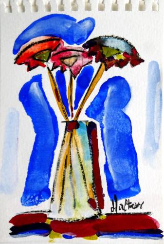 FLEURS ARTIFICIELLES, JOUR DE PLUIE