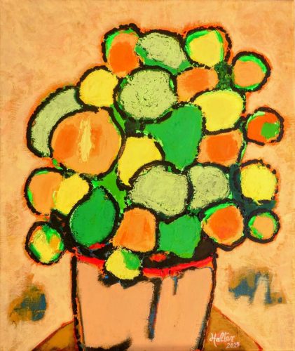 PLANTE A MONNAIE DE CHINE, PASTELS