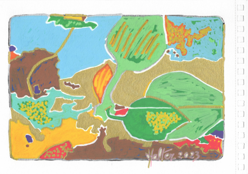 QUATRE FEUILLES (d’après diapographique #52)